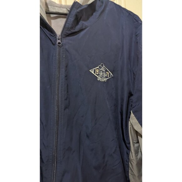 Walt Disney World 1971 Blue Zip-Up Jacket XX-Large - Mickey Mouse Logo - Picture 5 of 7